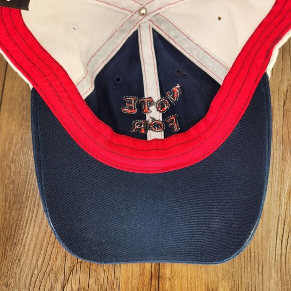 VTG Vote For Pedro Napoleon Dynamite 2005 Bio Domes Hat Cap Blue Red Movie Retro - Picture 8 of 10